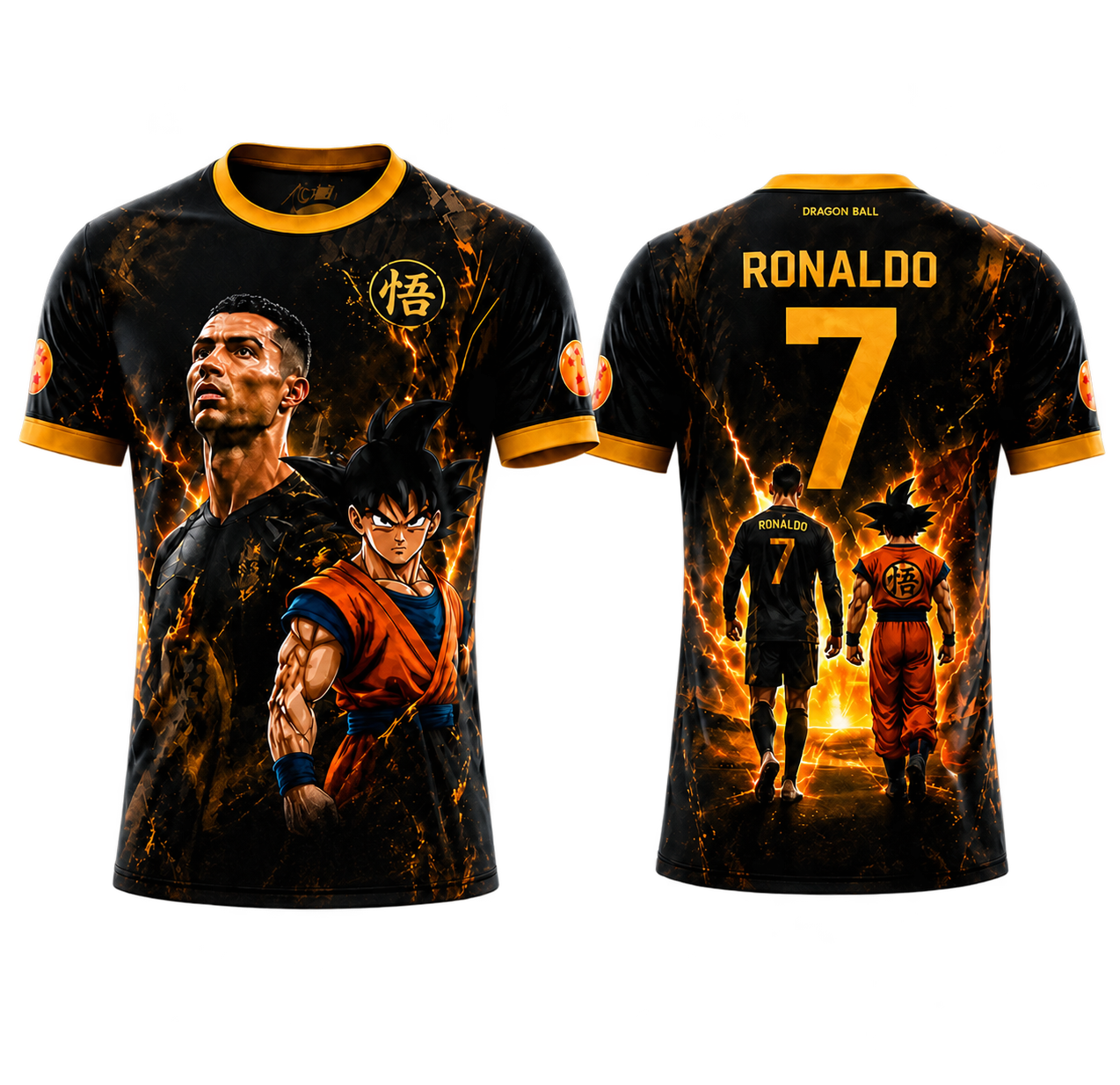 Polera CR7 x Dragon Ball